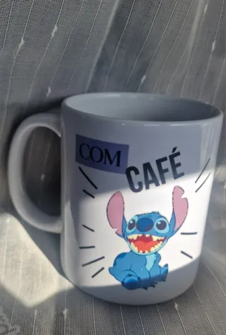 Caneca Personalizada Stitch Cerâmica