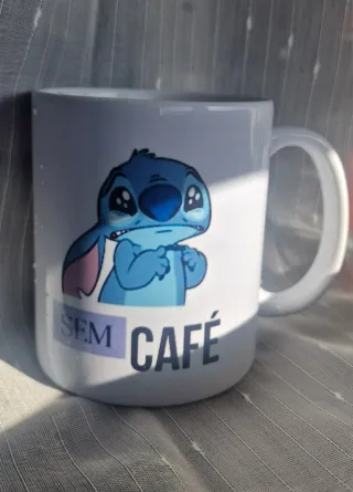 Caneca Personalizada Stitch Cerâmica