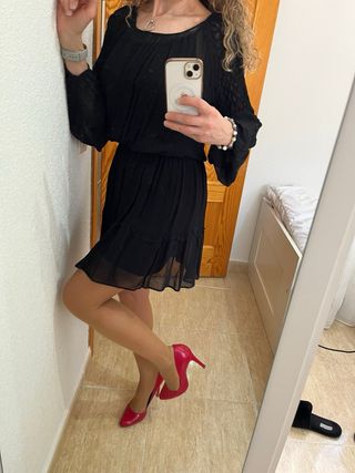 Vestido Zara Negro