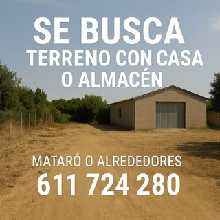 Estoy buscando un terreno con almacén o casa