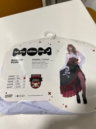 Disfraz Pirata Talla M/L