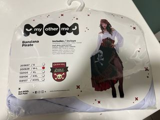 Disfraz Pirata Talla M/L