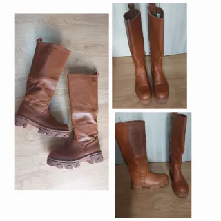 Stivali alti donna marrone in perfette condizioni