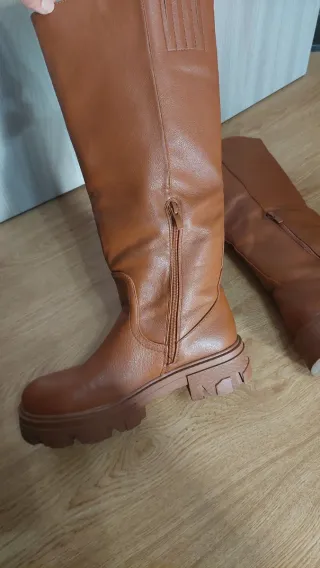 Stivali alti donna marrone in perfette condizioni