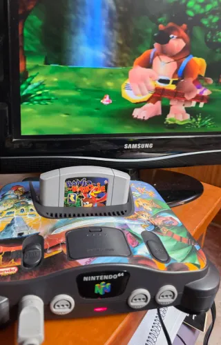 Nintendo 64 Banjo Kazooie Cartucho y manual