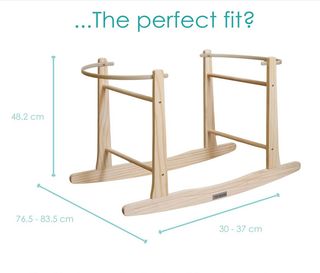 Soporte Cuna Mecedora Clair de Lune Madera