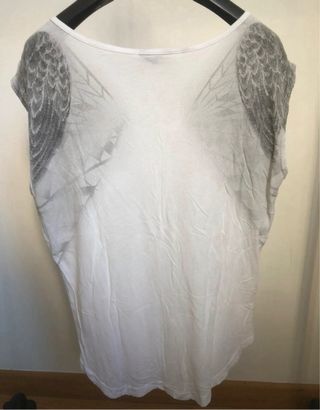 Guess Maglietta con maniche glitterate