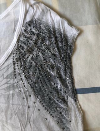 Guess Maglietta con maniche glitterate