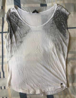 Guess Maglietta con maniche glitterate