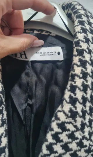 Cappotto Zara Pied de Poule