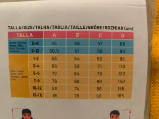 Disfraz disco niña Talla 7-9