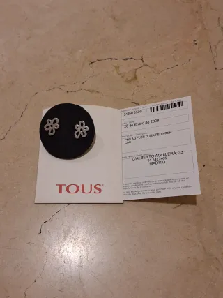 Pendientes Tous Flor Plata