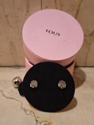 Pendientes Tous Flor Plata