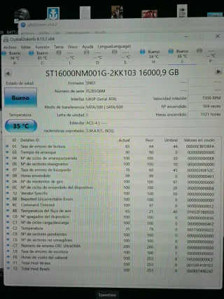 Disco Duro Seagate Exos 16TB