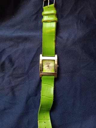 Reloj G.W.G Mujer Verde y Plateado