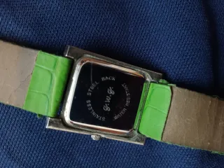 Reloj G.W.G Mujer Verde y Plateado