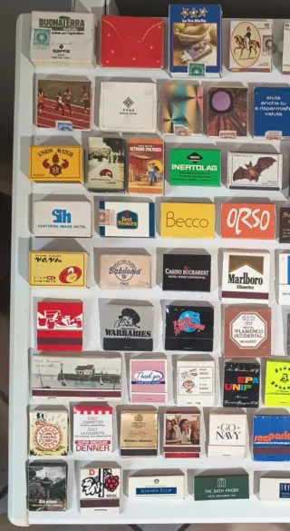 Lotto 79 scatole fiammiferi vintage - Tutte Piene