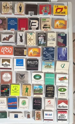 Lotto 79 scatole fiammiferi vintage - Tutte Piene