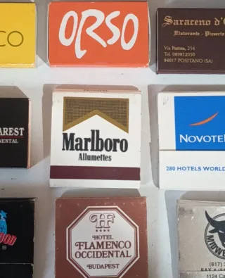 Lotto 79 scatole fiammiferi vintage - Tutte Piene