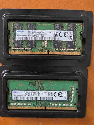 Memoria RAM 16GB 3200 DDR4 Portátil laptop