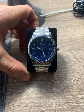 Reloj s.Oliver Hombre Azul/Plata