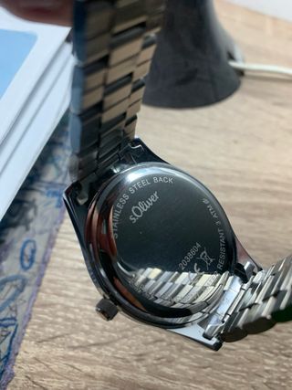 Reloj s.Oliver Hombre Azul/Plata