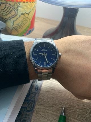Reloj s.Oliver Hombre Azul/Plata