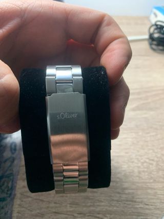 Reloj s.Oliver Hombre Azul/Plata