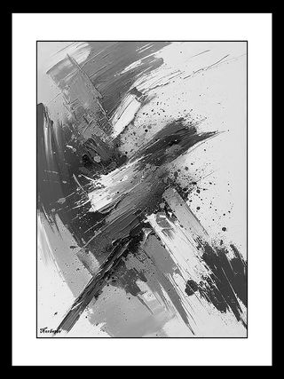 Quadri Astratti in Bianco e Nero per il Soggiorno