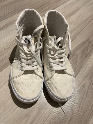 Vans Sk8 Hi Blancas