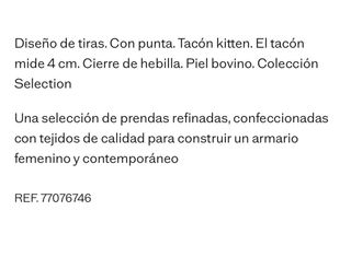 TACONES PIEL NUEVOS MANGO