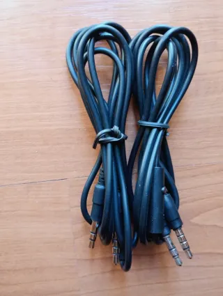 2 Cables Audio Jack 3.5mm