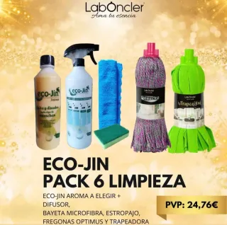 Pack Limpieza Eco-Jin 6 Piezas