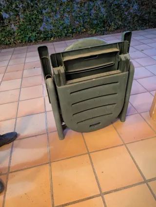 2 Hamacas de exterior de plástico resistente