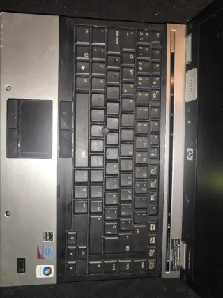 HP Elitebook Portátil Plata y Negro