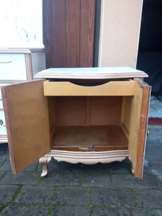 Mesillas y espejo vintage