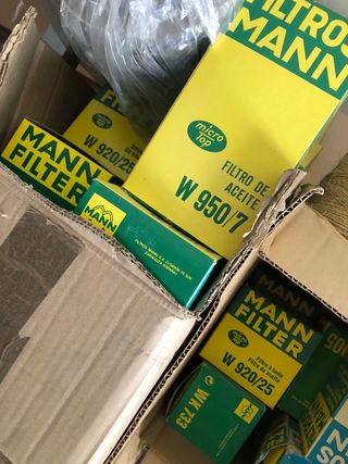 Filtros Mann W920/25, W950/7 y WK733