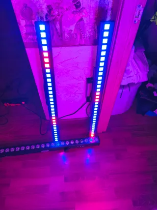 Pack 3 Barras Led Dj + Maleta Transporte