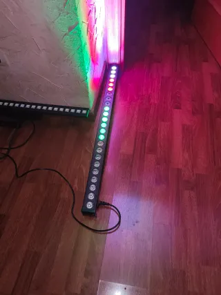 Pack 3 Barras Led Dj + Maleta Transporte