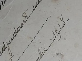 1928 Diploma Medalla Militar Francesa París LEGION