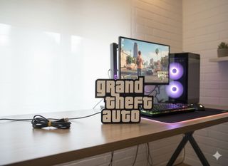 Cartel Luminoso Decorativo Grand Theft Auto