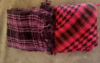 Pañuelos Keffiyeh Rosa y Morado