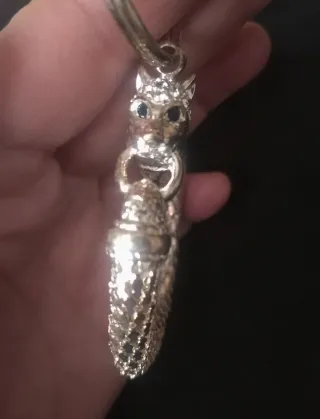 Llavero Tigre Plateado