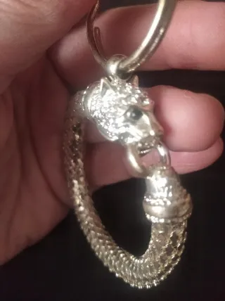 Llavero Tigre Plateado