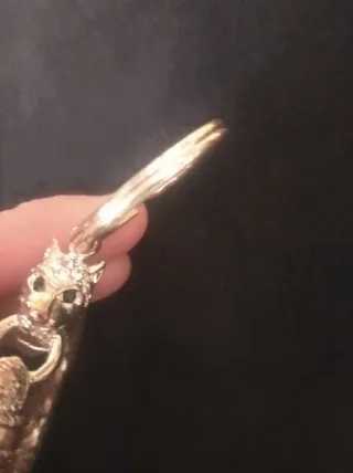 Llavero Tigre Plateado