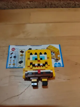 Figura de Bob Esponja de bloques – GRATIS