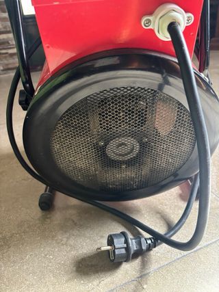 Calefactor potente rojo