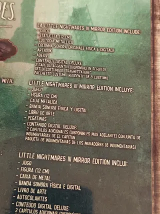 🇪🇸 LITTLE NIGHTMARES III MIRROR EDITION XBOX