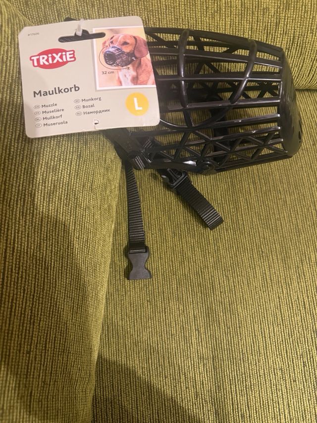 Bozal TRIXIE Negro para Perros