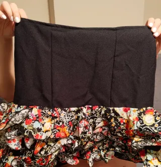 Falda flamenca volantes multicolor